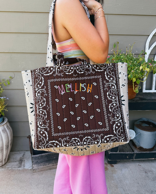 Large Bandana Tote