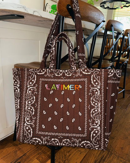 Large Bandana Tote